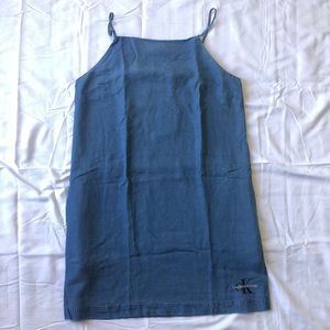 Calvin Klein Denim Slip Dress